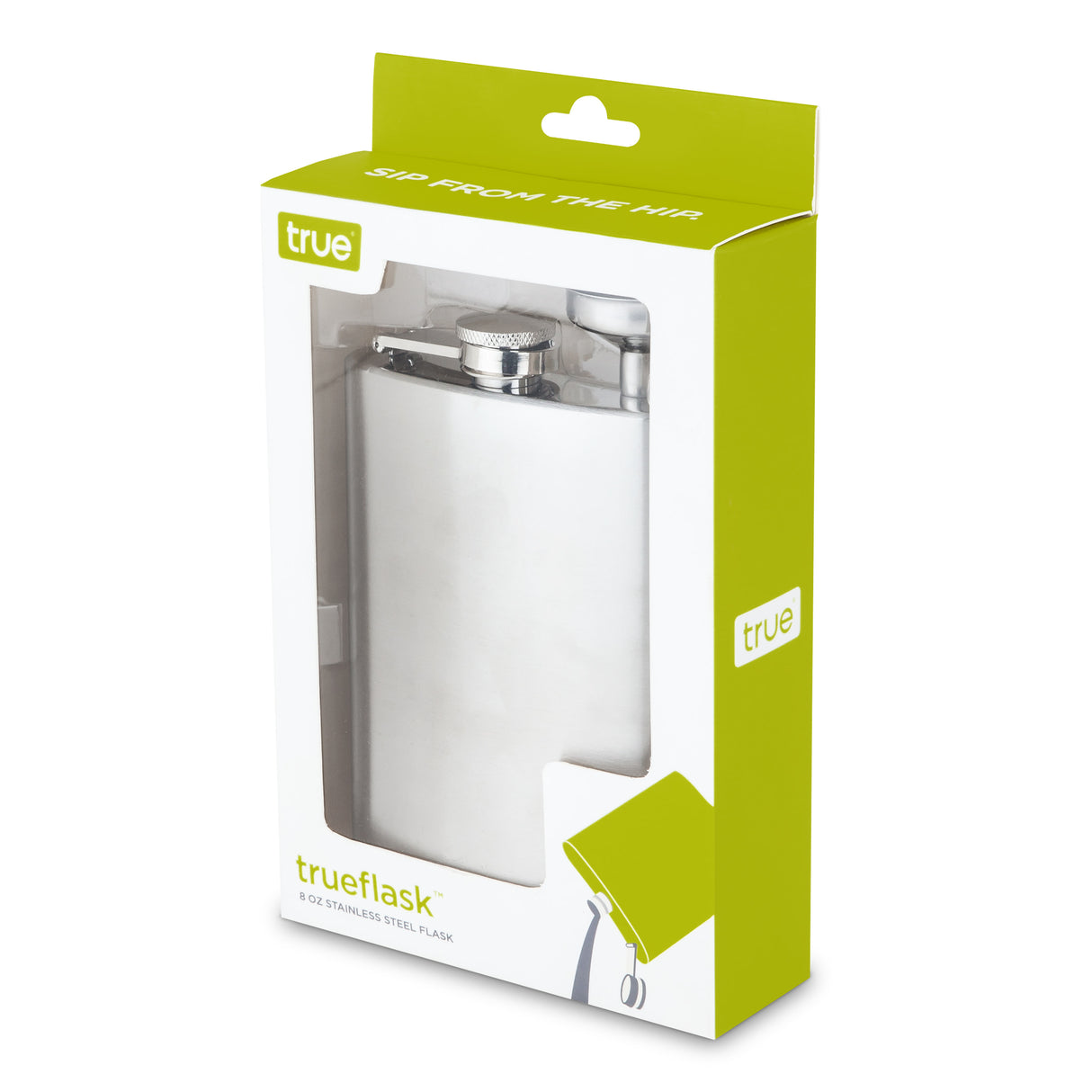 Trueflask 8 oz Stainless Steel Flask