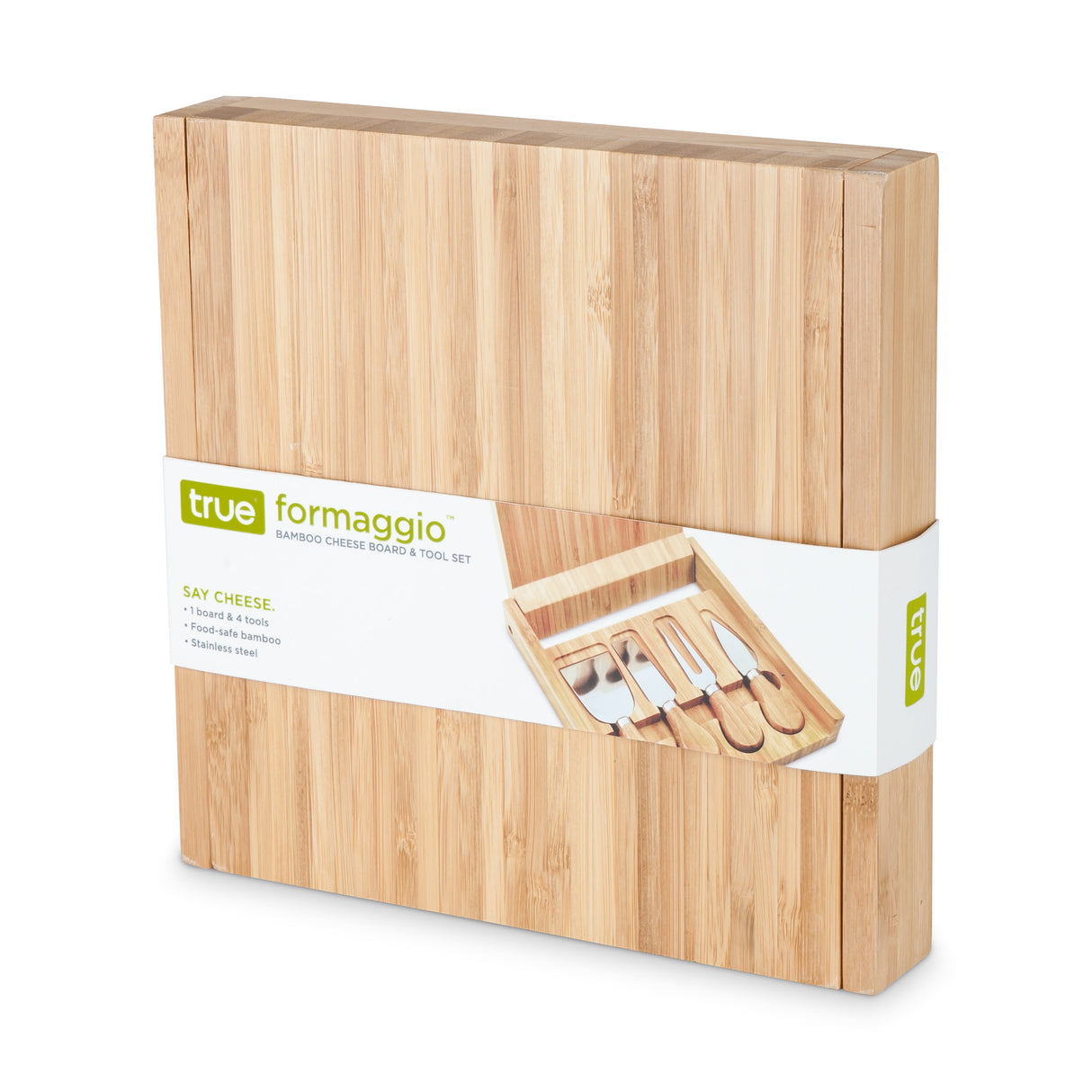 Formaggio Bamboo Cheese Board & Tool Set