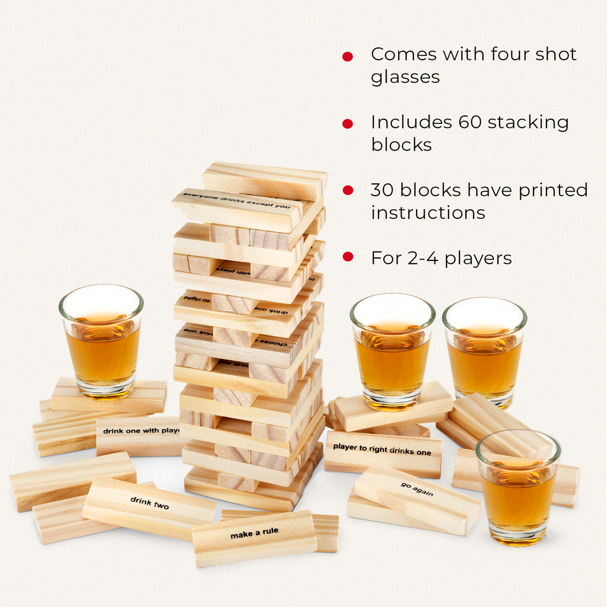 Savoy Stackable Drinking Game