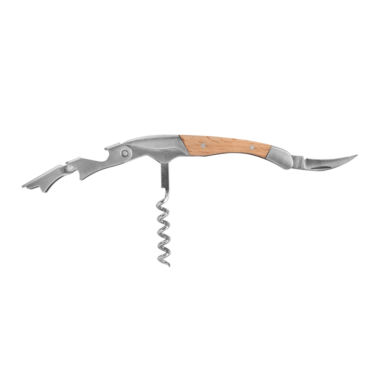 Timber Double-Hinged Corkscrew with Birch Wood Handle