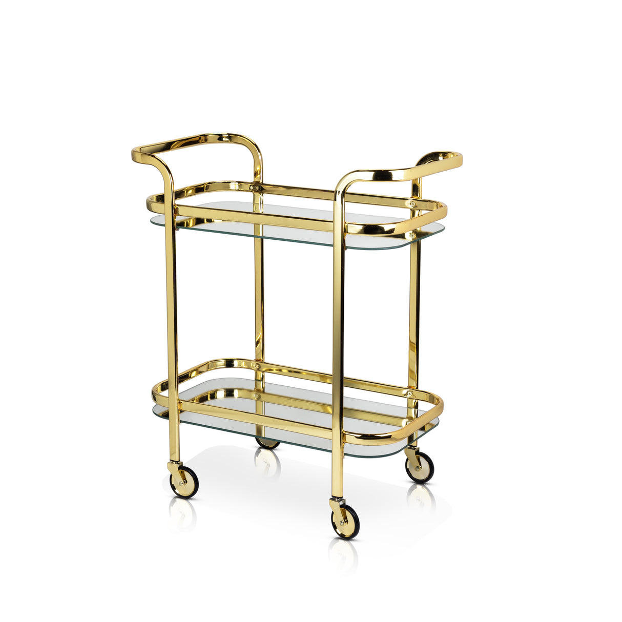 Belmont Bar Cart in Gold