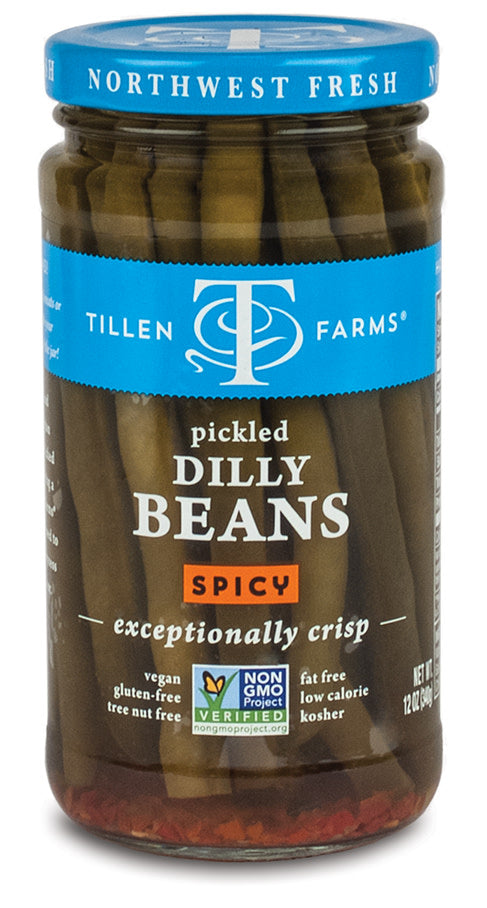 Tillen Farms Hot & Spicy Beans, 12 oz