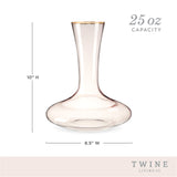 Rose Crystal Wine Decanter