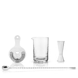 Harrison 4-Piece Barware Set in Stainless Steel, Set of 4