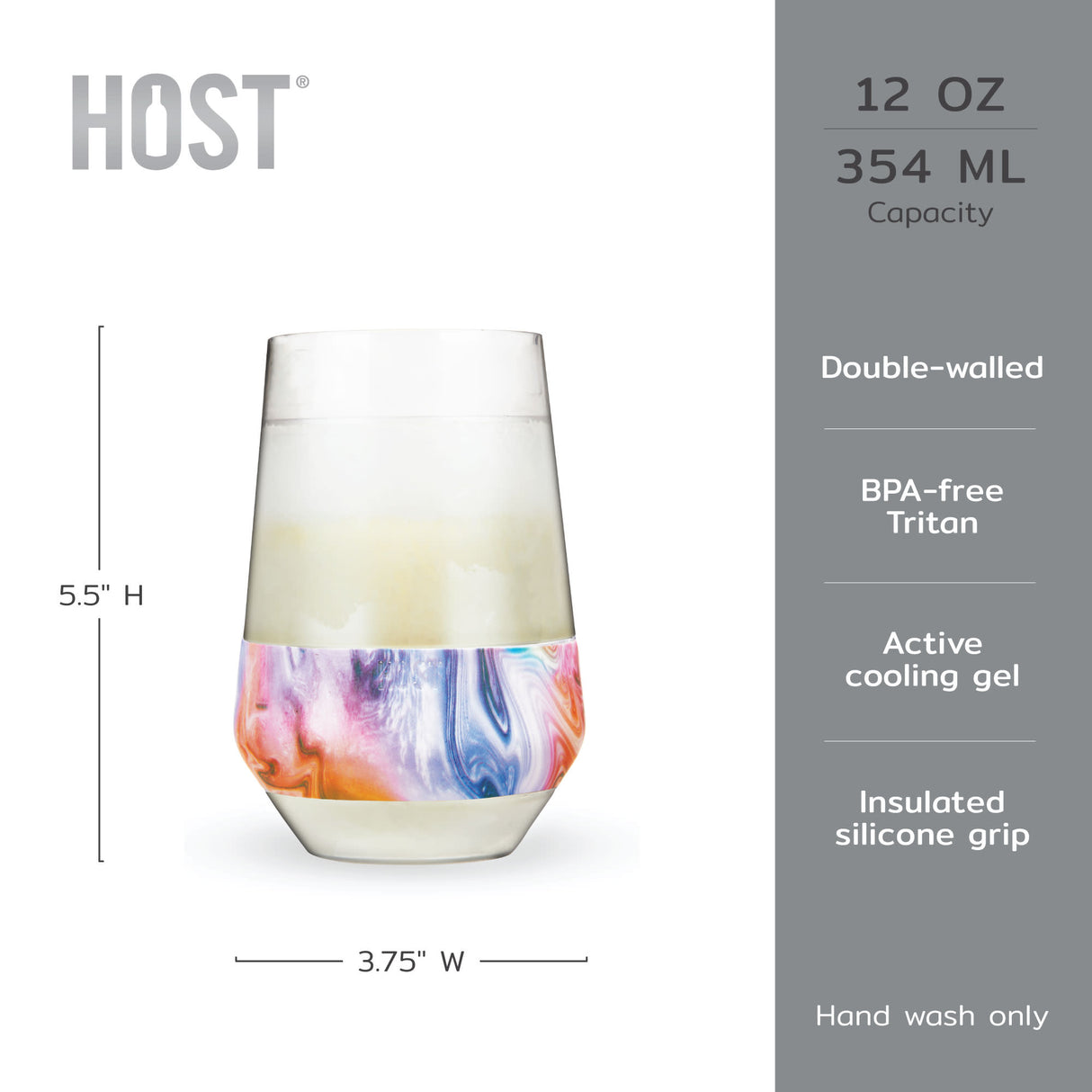 Wine FREEZE XL Cooling Cup in Unicorn