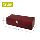 Cherry Single Bottle Box & Wine Tool Gift Set