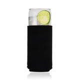 Slim Can Coozie Can Sleeve in Black