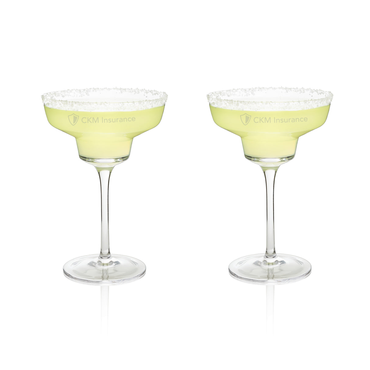 Raye Crystal Angled Margarita Glasses, Set of 2