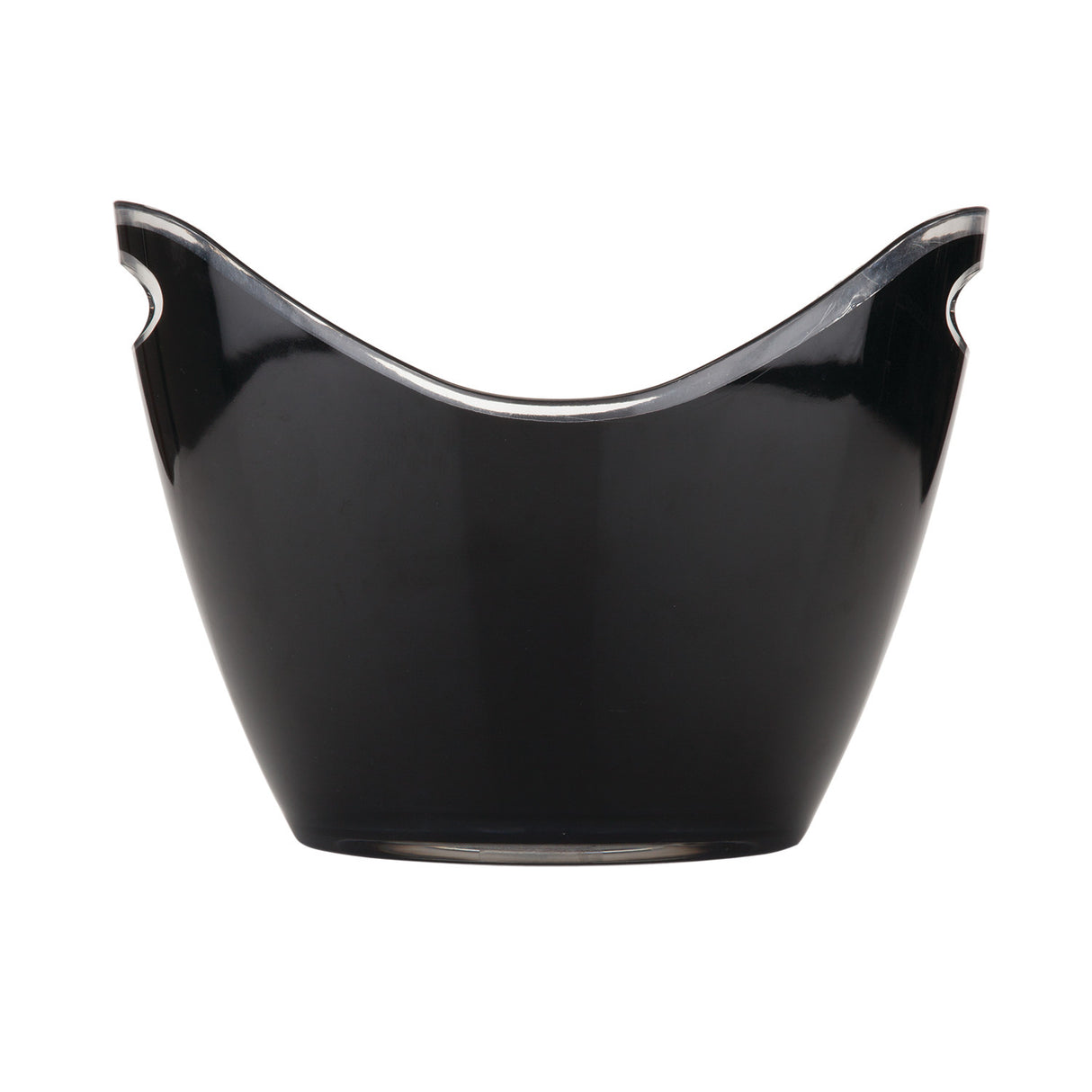 Swoop Acrylic Ice Bucket in Black