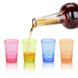 Party HotShots 1.5 oz Plastic Shot Glasses in Assorted Colors, CDU 100ct