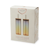 Rainbow Luster Tumblers, Set of 2