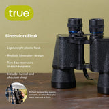 Binoculars 8 oz Plastic Flask