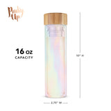 Blair Iridescent Glass Travel Infuser Mug