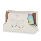 Luster Stemless Wine Glasses, Set of 2