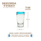 Segunda Vida Primavera Recycled Shot Glasses, Set of 4