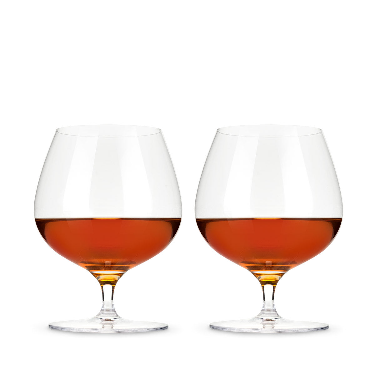 Raye Crystal Wingback Brandy Glasses, Set of 2