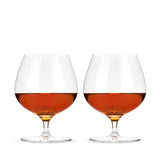 Raye Crystal Wingback Brandy Glasses, Set of 2