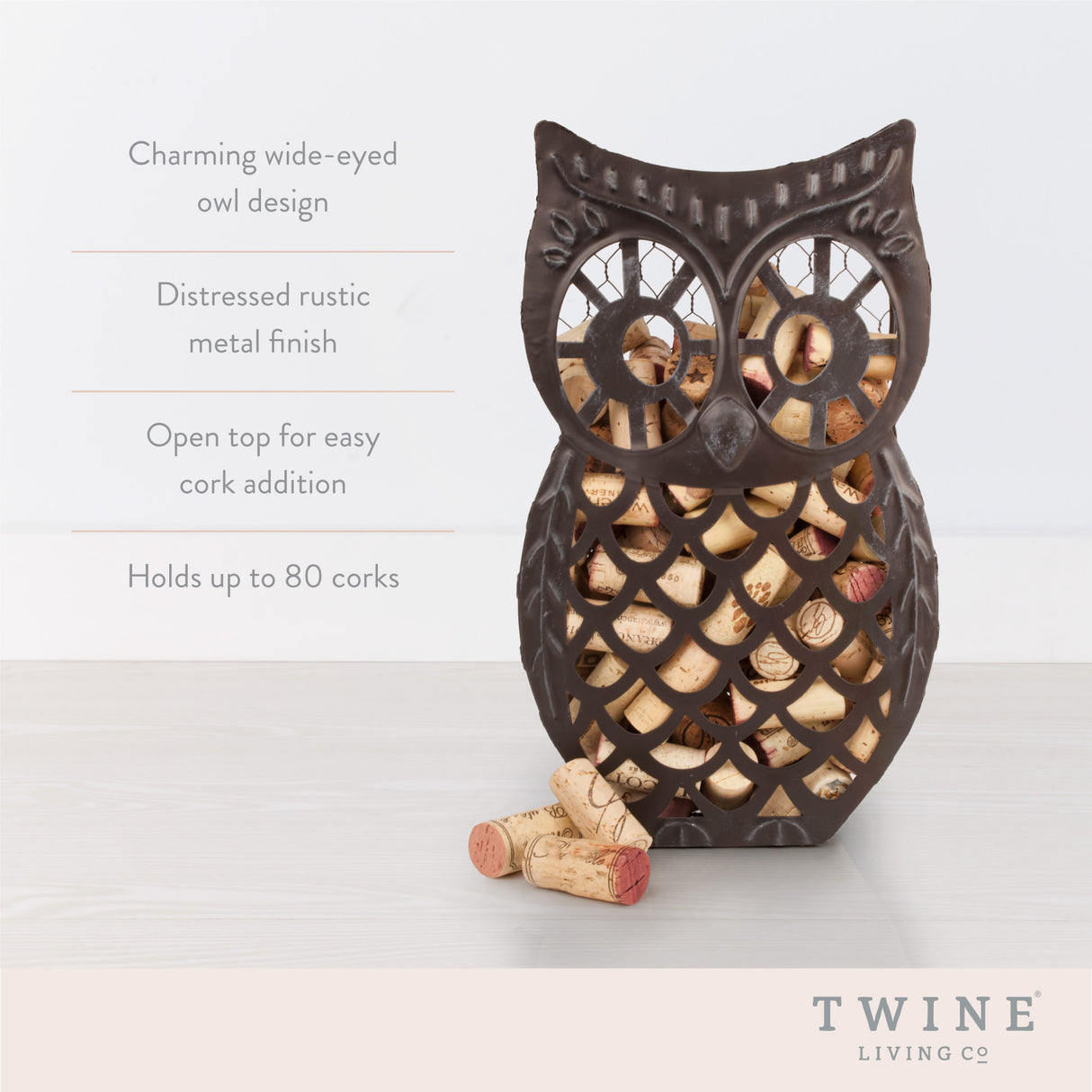 Wise Owl Cork Holder