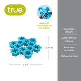 True Snowflake Silicone Ice Cube Tray
