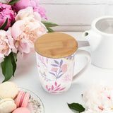 Bailey Botanical Bliss Ceramic Tea Infuser Mug