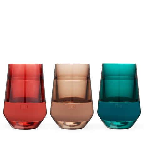 Wine FREEZE XL Cooling Cup in Assorted Modern Colors, CDU 9ct