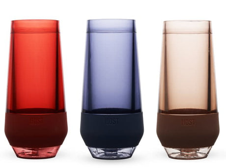 Champagne FREEZE Cooling Cup in Assorted Modern Colors, CDU 9ct