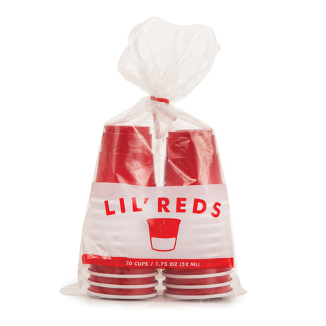 Party 1.75 oz Lil Red's Plastic Cups in Red, 20ct