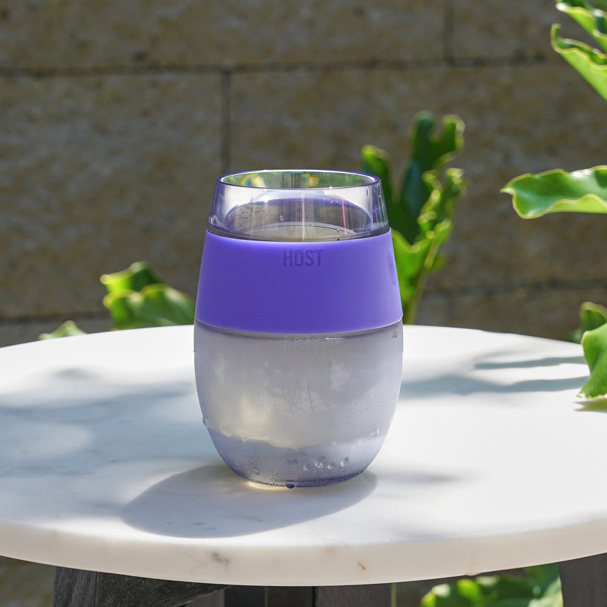 Wine FREEZE Cooling Cup in Tinted Purple