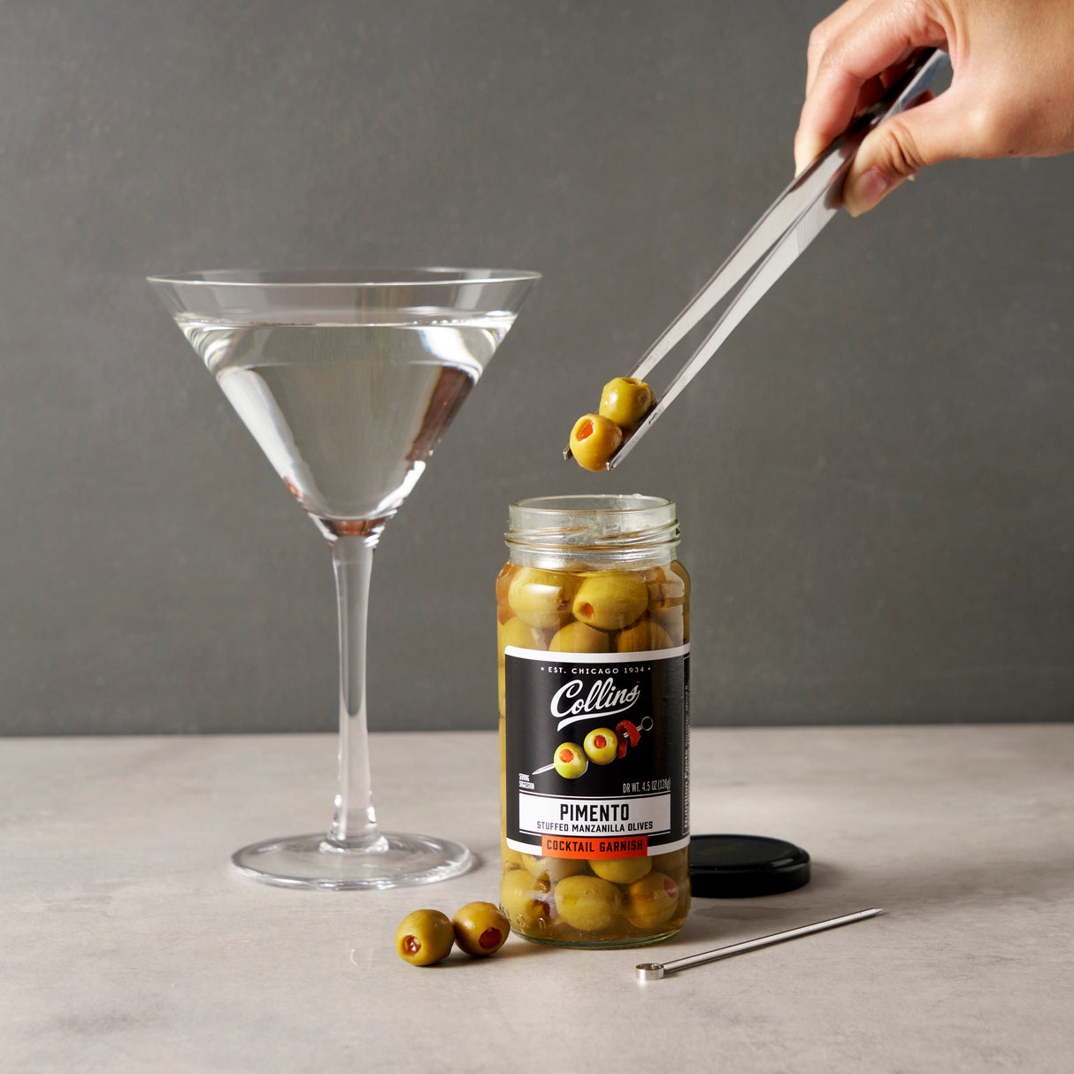 Manzanilla Pimento Stuffed Olives, 5 oz