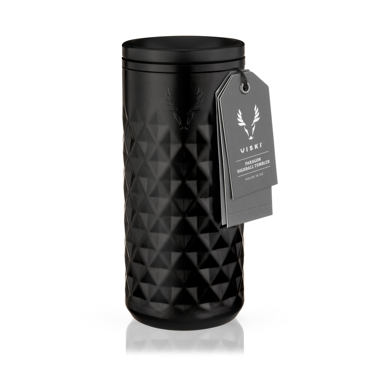 Paragon Stainless Steel Highball Tumbler in Obsidian