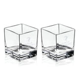 Braque Crystal Rocks Glasses, Set of 2