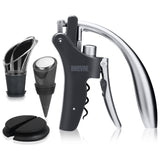 Lever Corkscrew 4-Piece Gift Set