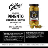 Pimento Stuffed Olives in Vermouth , 4.5 oz