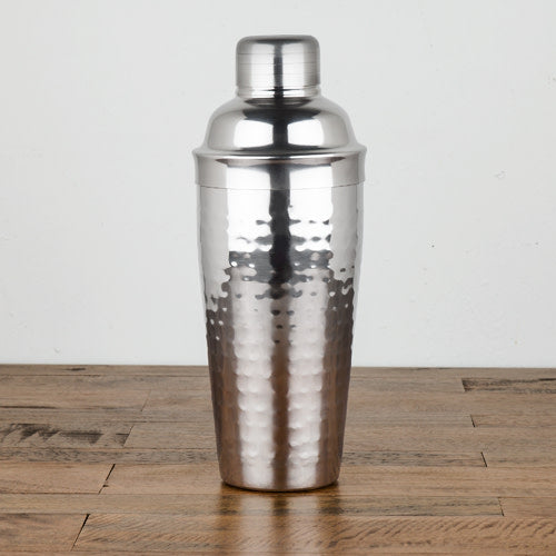 Irving Hammered Cocktail Shaker in Stainless Steel