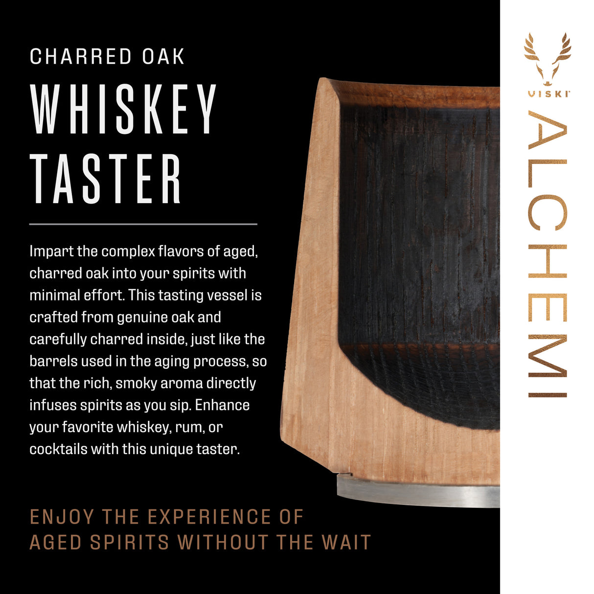 Alchemi Charred Oak Whiskey Taster