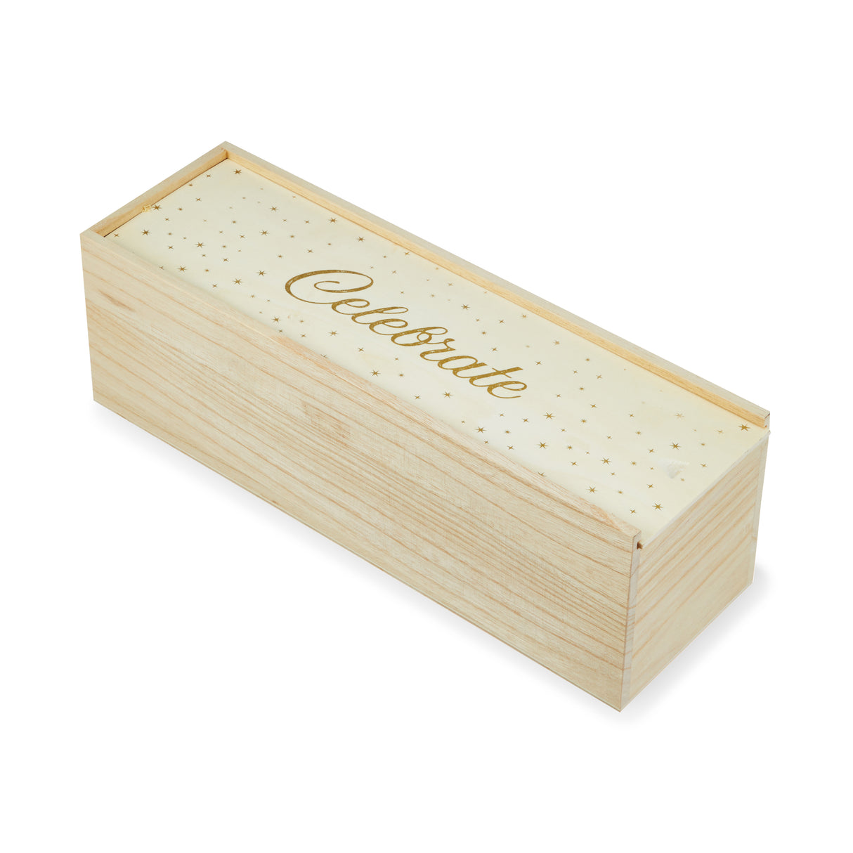 Starlight Single Bottle Paulownia Wood Wine Box