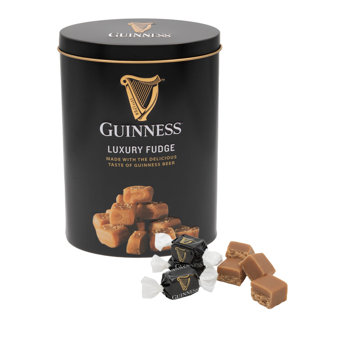 Guinness Luxury Fudge Caramels Tin, 8.8 oz