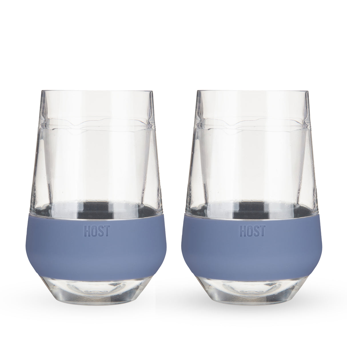 Wine FREEZE XL Cooling Cup in Slate Blue, Set of 2