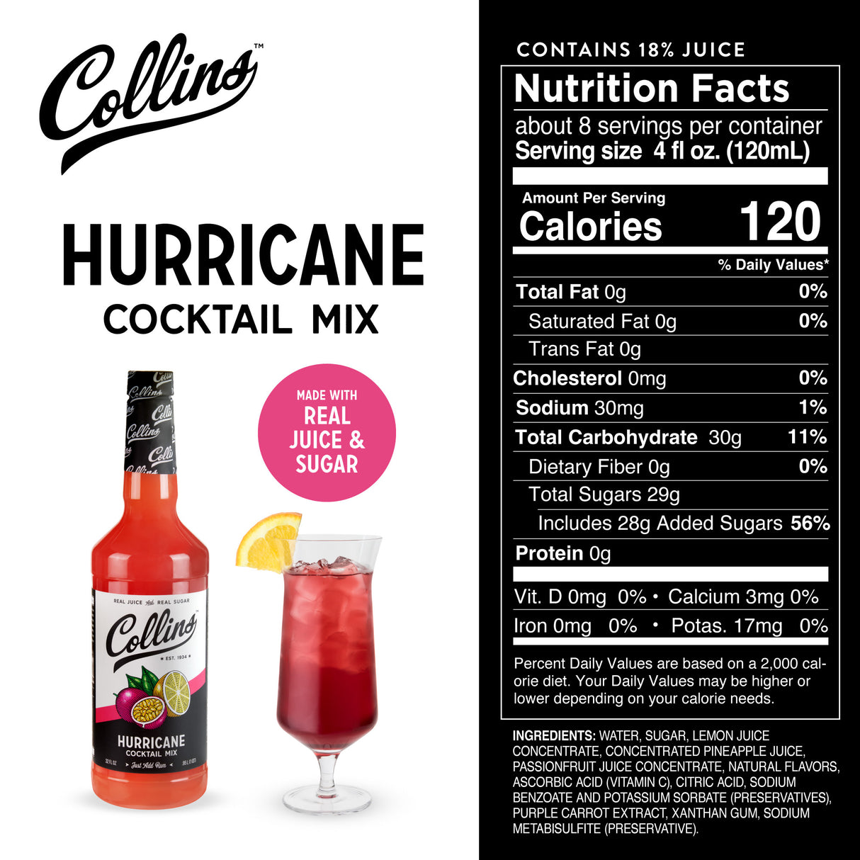 Hurricane Mix, 32 oz
