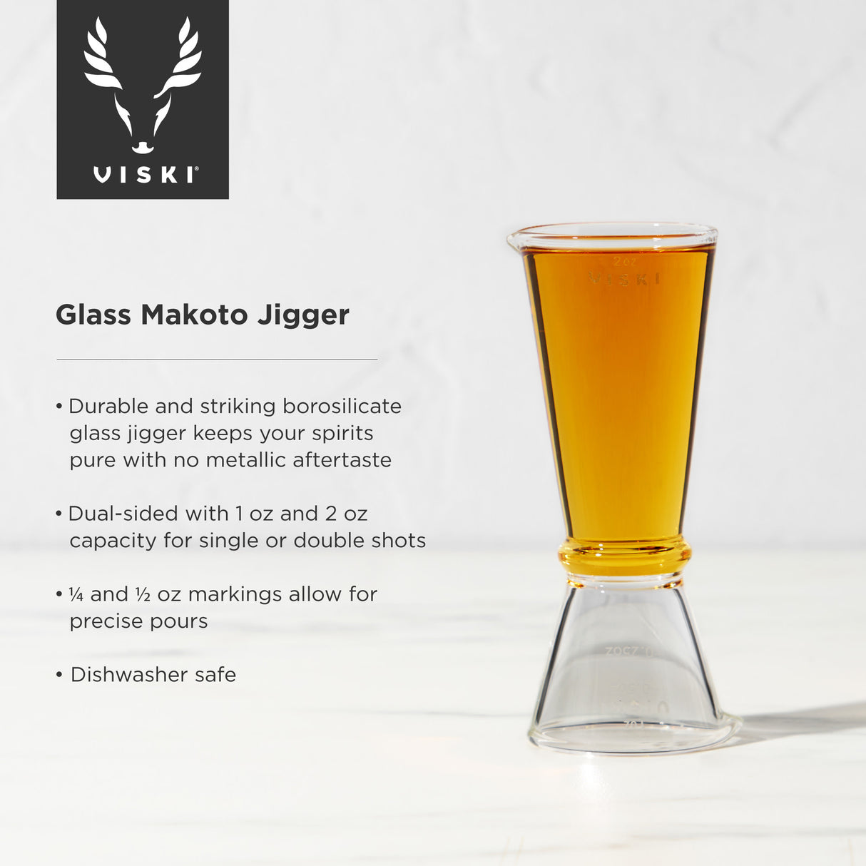 Glass Makoto Jigger