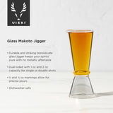 Glass Makoto Jigger