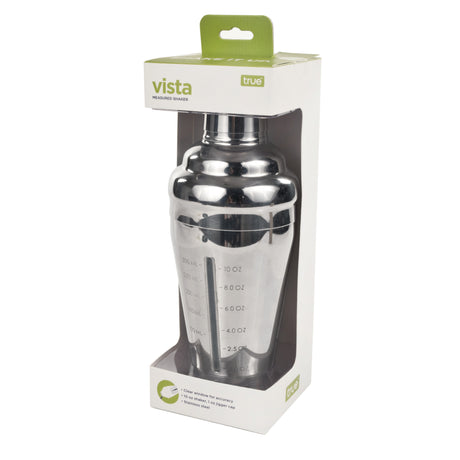 Vista Measured Cocktail Shaker in Stainless Steel