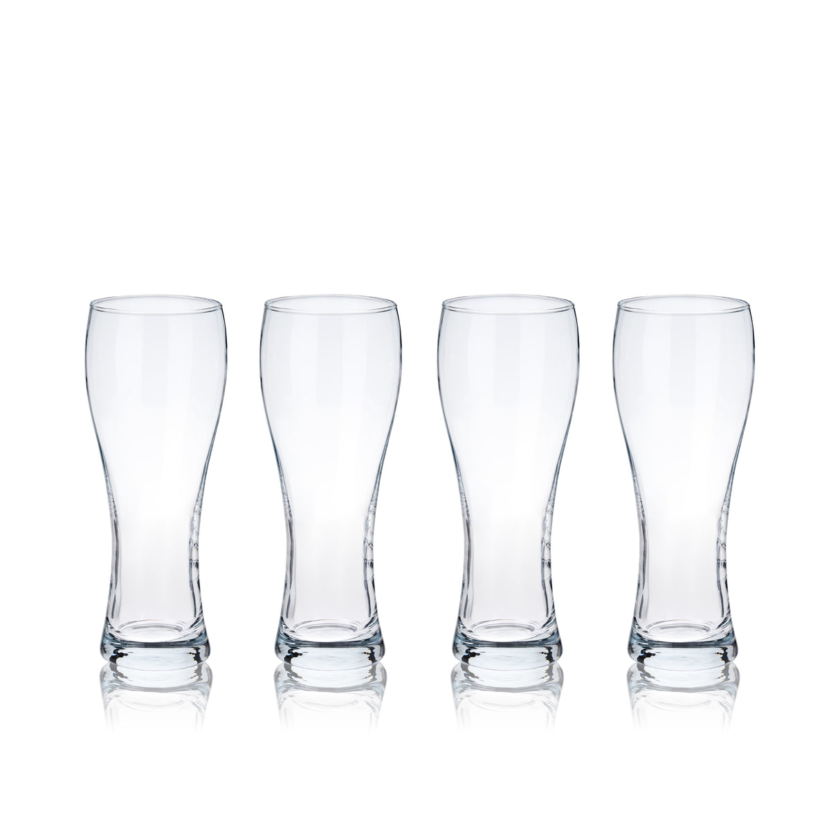 Wheat Beer Glasses, Set of 4