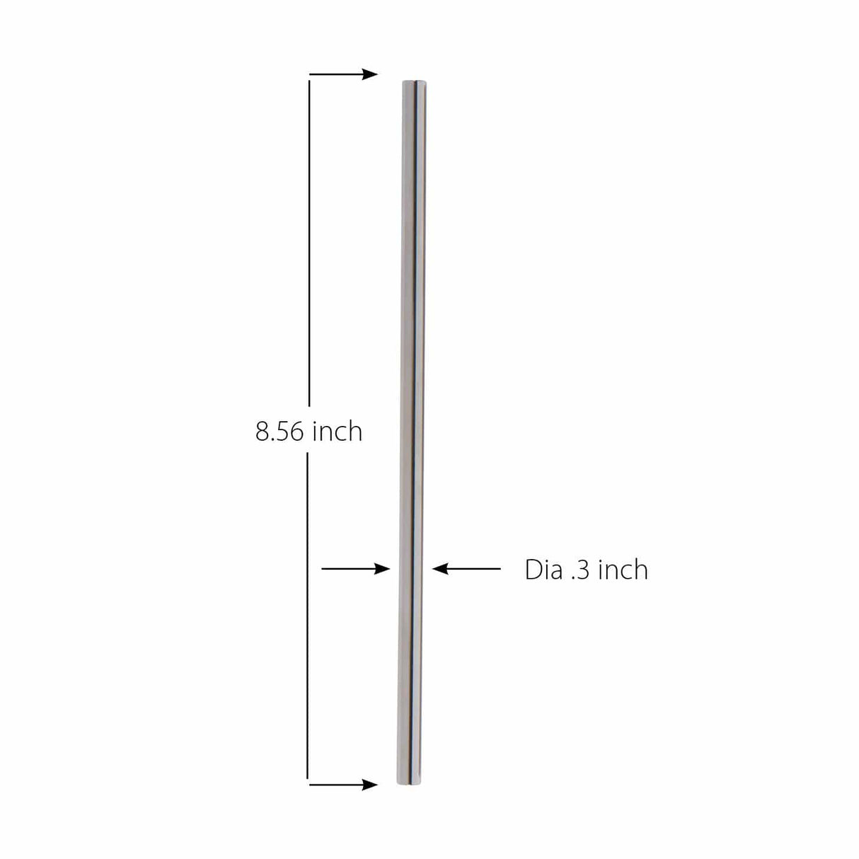 Stainless Steel Straws, Set of 3