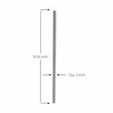 Stainless Steel Straws, Set of 3