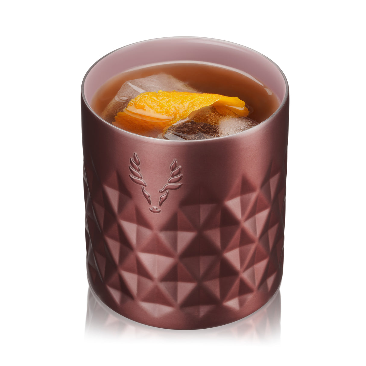 Paragon Stainless Steel Rocks Tumbler in Vintage Rose