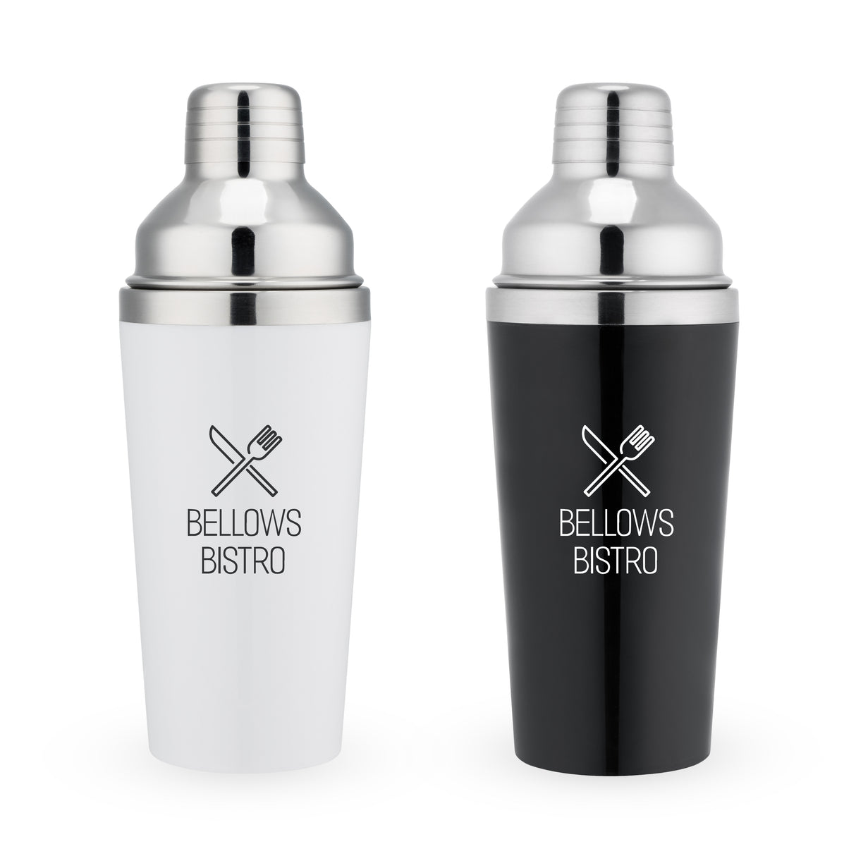 Streamline 16 oz Cocktail Shaker in Assorted Black and White