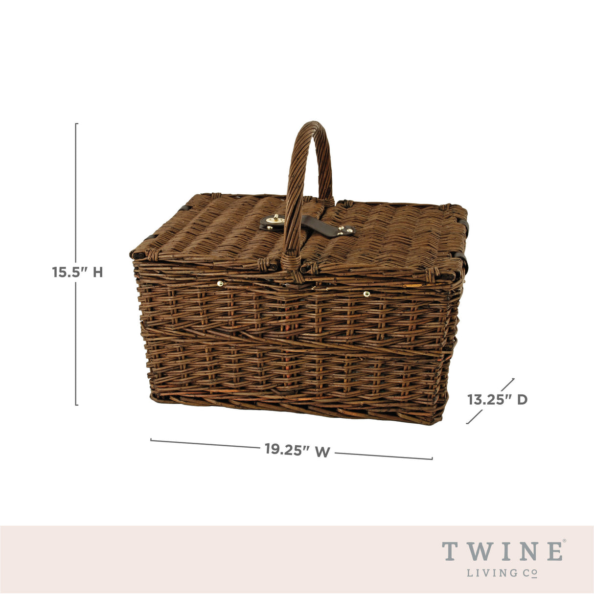 Cape Cod Wicker Picnic Basket Set