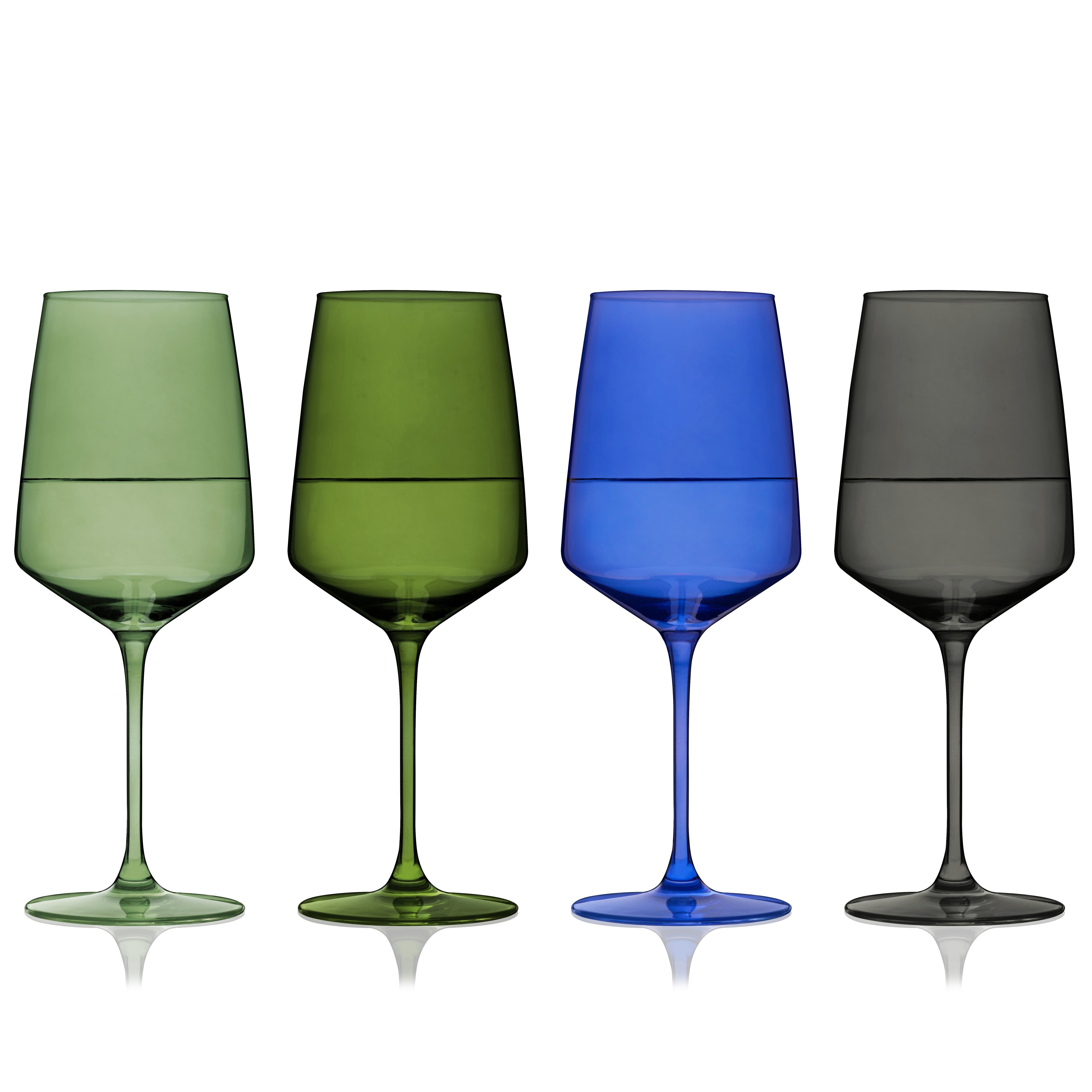 Viski Reserve Nouveau Crystal Wine Glasses - Thumbnail 2