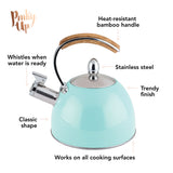 Presley Tea Kettle in Light Blue